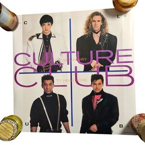 Culture Club From Luxury To Heartache 1986 Promo Album Poster 23x23 Virgin Soul